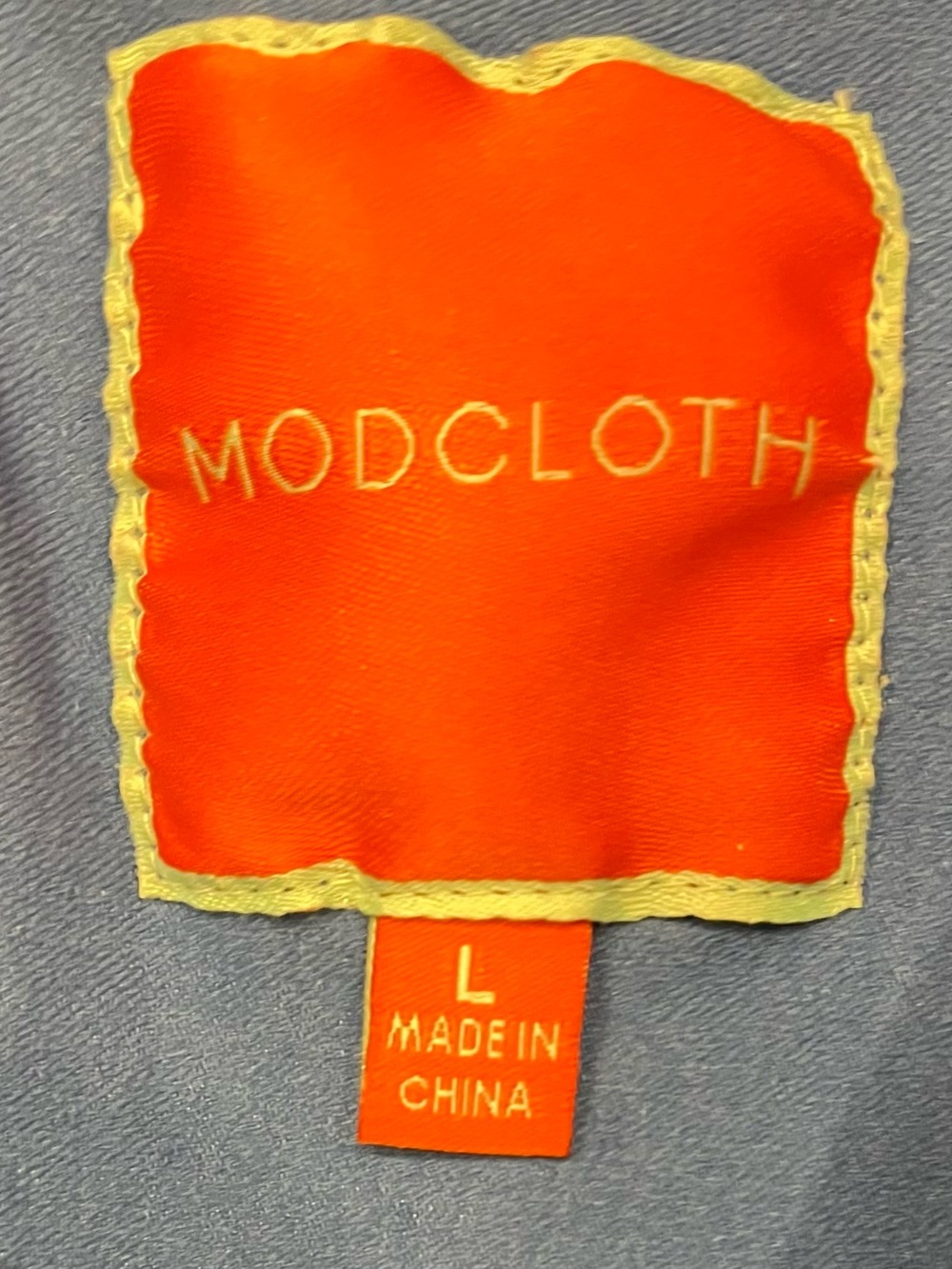 ModCloth Blue Sleeveless Fit and Flare A-Line Dress - Size L - Picture 2 of 5